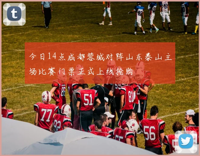 今日14点成都蓉城对阵山东泰山主场比赛门票正式上线抢购
